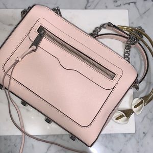 Rebecca Minkoff Pink 5 Zip Crossbody Bag Purse